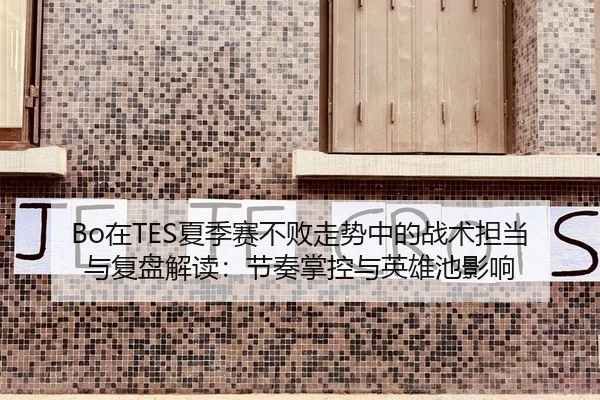 Bo在TES夏季赛不败走势中的战术担当与复盘解读：节奏掌控与英雄池影响